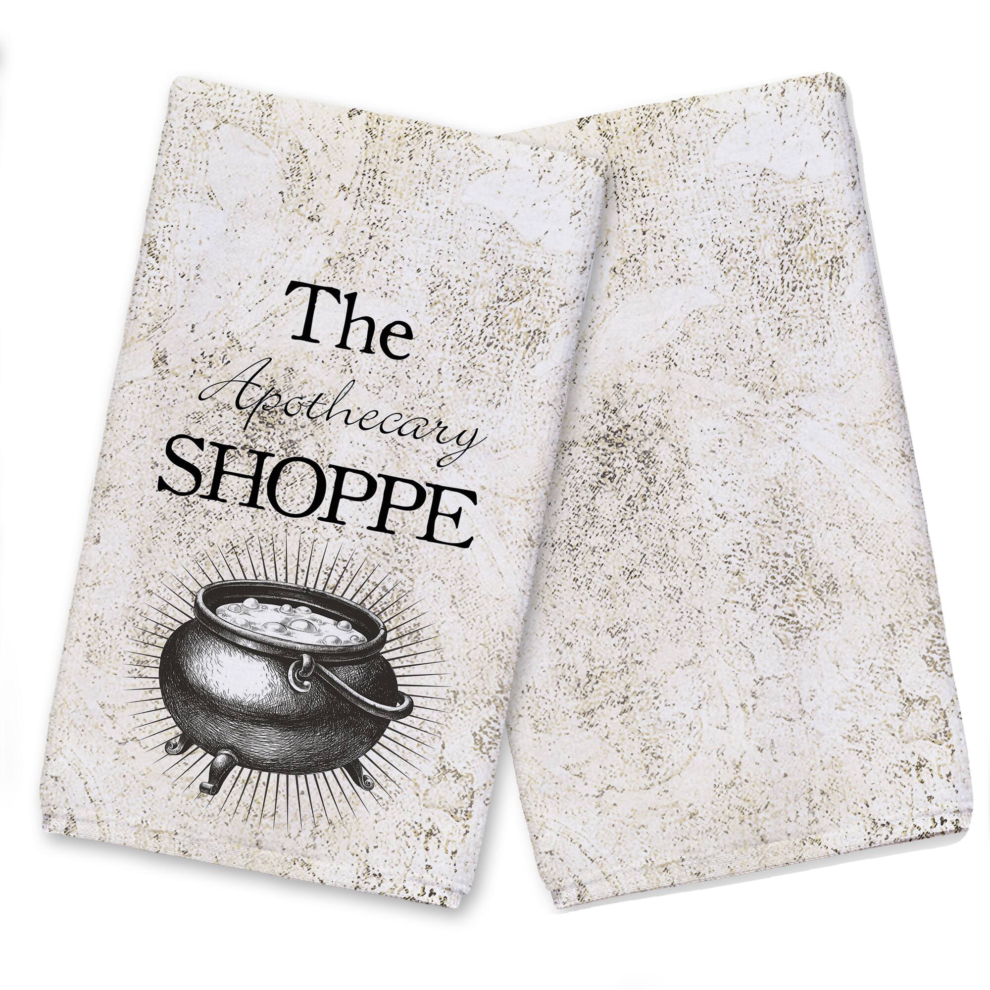 Apothecary Spot 16" x 25" Tea Towel - Set of 2